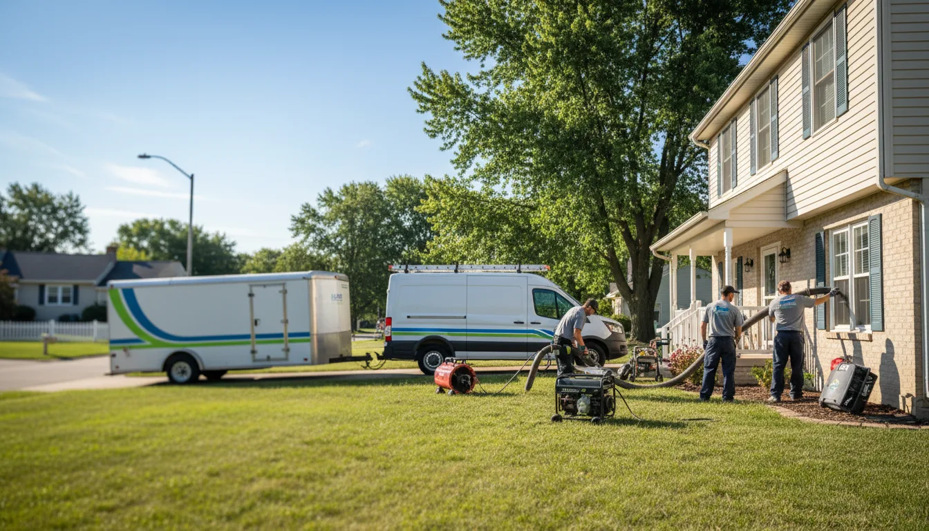 Flooded Basement Restoration And Cleanup With Repair in Assumption, IL near me